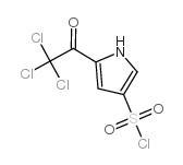 2-(三氯乙酰基)吡咯-4-磺酰氯结构式