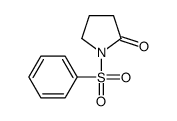 1-(benzenesulfonyl)pyrrolidin-2-one结构式