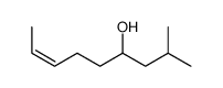 2-methylnon-7-en-4-ol结构式