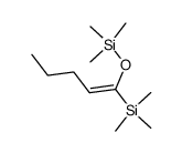 (E)-(1-((trimethylsilyl)oxy)-1-pentenyl)trimethylsilane Structure
