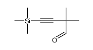 2,2-dimethyl-4-trimethylsilylbut-3-ynal结构式