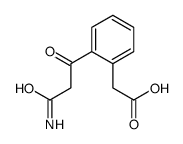 2-[2-(3-amino-3-oxopropanoyl)phenyl]acetic acid结构式
