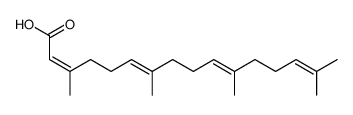 (Z,E,E)-geranylgeranoic acid Structure