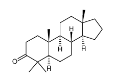 4,4-Dimethyl-5α-androstan-3-one结构式