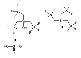 hydroxy-tris(2,2,2-trifluoroethyl)silane,sulfuric acid Structure