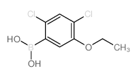 (2,4-Dichloro-5-ethoxyphenyl)boronic acid structure