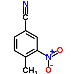 4-甲基-3-硝基氰苯结构式
