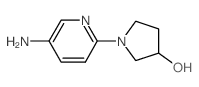 1-(5-氨基吡啶-2-基)吡咯烷-3-醇结构式
