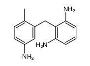 2-[(5-amino-2-methylphenyl)methyl]benzene-1,3-diamine Structure