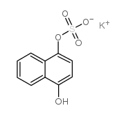 1-羟基-4-萘酚硫酸钾结构式