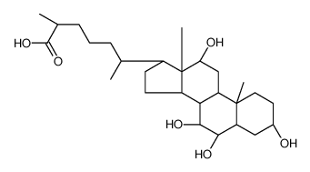 3,6,7,12-tetrahydroxycholestanoic acid picture