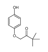 1-(4-hydroxyphenoxy)-3,3-dimethylbutan-2-one Structure