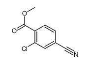 Methyl 2-chloro-4-cyanobenzoate Structure