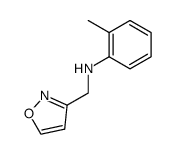 N-isoxazol-3-ylmethyl-o-toluidine Structure