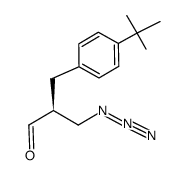 (2S)-3-azido-2-(4-t-butylbenzyl)propanal Structure