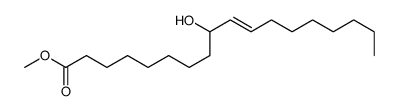 methyl 9-hydroxyoctadec-10-enoate结构式