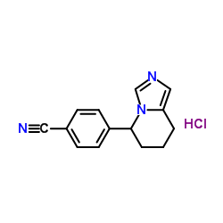 4-(1,8-diazabicyclo[4.3.0]nona-6,8-dien-2-yl)benzonitrile hydrochloride structure