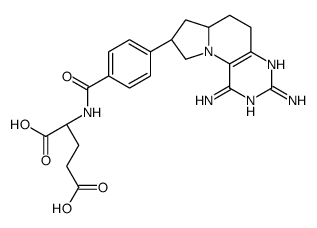 5,10-methylene-5,6,7,8-tetrahydro-8,10-dideazaminopterin结构式