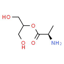 D-Alanine, 2-hydroxy-1-(hydroxymethyl)ethyl ester (9CI) Structure