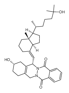 6(S),19-(N,N'-phthalhydrazido)-3,25-dihydroxy-9,10-secocholesta-5(10),7(E)-diene Structure