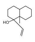 1-ethenyl-8a-methyl-2,3,4,4a,5,6,7,8-octahydronaphthalen-1-ol Structure