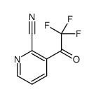 3-(2,2,2-trifluoroacetyl)pyridine-2-carbonitrile Structure