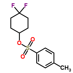 4,4-Difluorocyclohexyl 4-methylbenzenesulfonate Structure