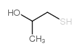1-Mercapto-2-propanol Structure