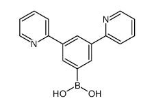 3,5-di(pyridin-2-yl)phenylboronic acid Structure