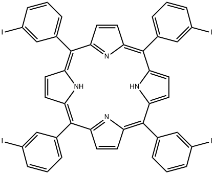 间碘苯四苯基卟吩结构式