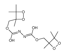 (3,4,4-trimethyldioxetan-3-yl)methyl N-[(3,4,4-trimethyldioxetan-3-yl)methoxycarbonylamino]carbamate结构式
