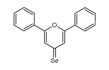 2,6-diphenyl-pyran-4-selone结构式