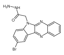 9-bromoindophenazin-6-acetic acid hydrazide Structure