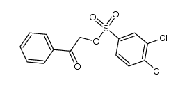 2-oxo-2-phenylethyl 3,4-dichlorobenzenesulfonate结构式