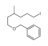 (6-iodo-3-methylhexoxy)methylbenzene Structure
