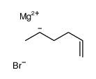 magnesium,hex-1-ene,bromide Structure