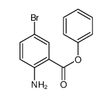 Phenyl 2-amino-5-bromobenzoate Structure