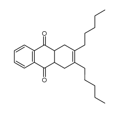 1,4,4a,9a-tetrahydro-2,3-di-n-pentyl-9,10-anthraquinone Structure