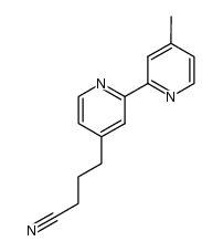 4-(3-Cyanpropyl)-4'-methyl-2,2'-bipyridin Structure