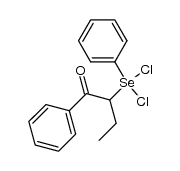 2-(dichloro(phenyl)-l4-selanyl)-1-phenylbutan-1-one结构式