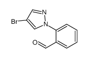 2-(4-溴-1H-吡唑-1-基)苯甲醛结构式