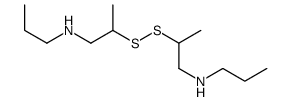 N-propyl-2-[1-(propylamino)propan-2-yldisulfanyl]propan-1-amine Structure