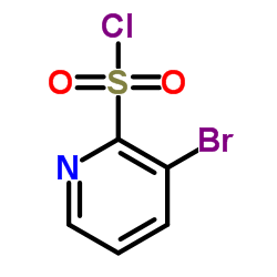 3-Bromo-2-pyridinesulfonyl chloride结构式