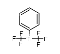bis(trifluoromethyl)phenylthallium Structure