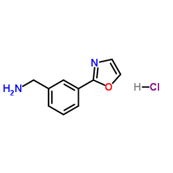 (3-(oxazol-2-yl)phenyl)Methanamine结构式