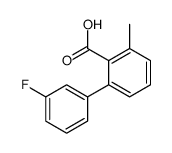 2-(3-fluorophenyl)-6-methylbenzoic acid结构式