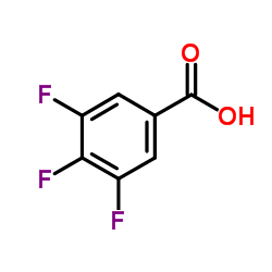 3,4,5-三氟苯甲酸结构式
