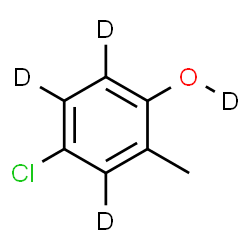 4-Chloro-2-methylphenol-d4 Structure