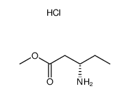 (S)-METHYL3-AMINOPENTANOATEHYDROCHLORIDE structure