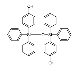 4-[[(4-hydroxyphenyl)-diphenylsilyl]oxy-diphenylsilyl]phenol Structure